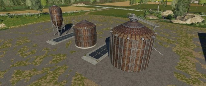 Gebäude Rostige  Multi-Fruit Silos Landwirtschafts Simulator mod