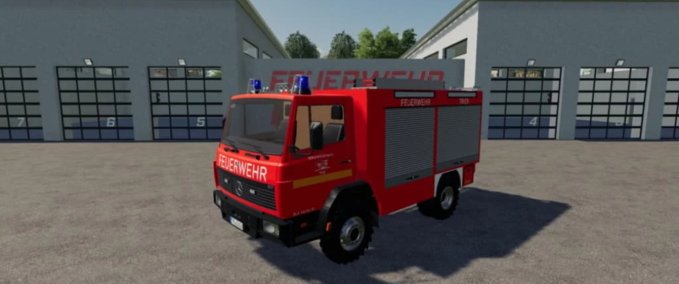 Feuerwehr Mercedes LK 917 TLF 16/24 Tr Landwirtschafts Simulator mod