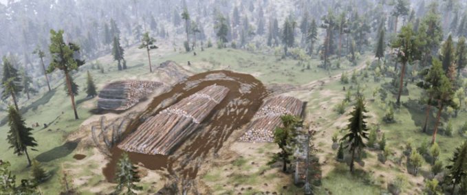 Maps Maps "Forest Thick" Spintires mod