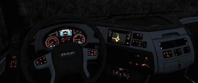 Sonstige Dashboard Lights DAF Eurotruck Simulator mod