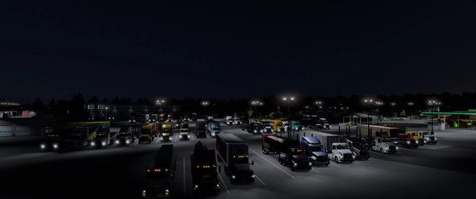 Trucks American Truck Stop von Ernst Veliz [1.40.x] American Truck Simulator mod