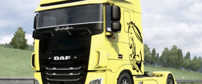 Trucks DAF XF Super Space Cab Berat Afsin Edit [1.40] Eurotruck Simulator mod