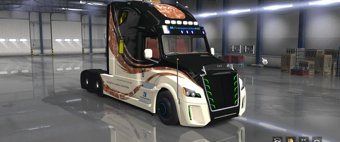 Trucks [ATS] Freightliner Inspiration 1.40) American Truck Simulator mod