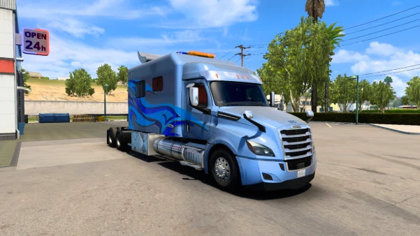 [ATS] Freightliner Cascadia Legacy Sleeper v2.85 by Mark Brower (1.40) thumbnail 4