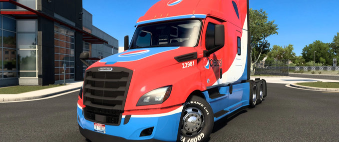 Trucks Freightliner Cascadia Pepsi Edition [1.40] American Truck Simulator mod