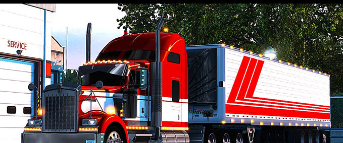 Trucks [ATS] Kenworth W900 Custom & Pinga Truck Parts (1.40)  American Truck Simulator mod