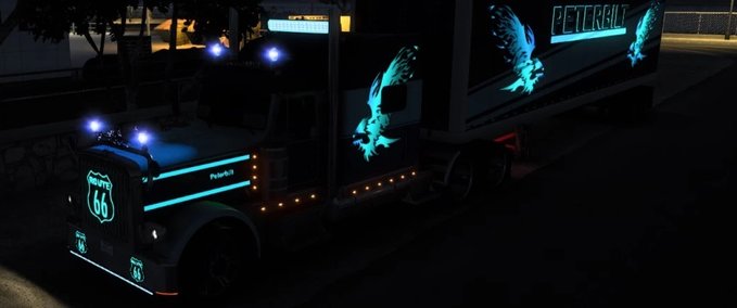 Trucks Peterbilt 389 Glowing Tuning  American Truck Simulator mod