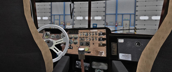 Trucks  Viper’s Peterbilt 379 High Res Worn Interior  American Truck Simulator mod
