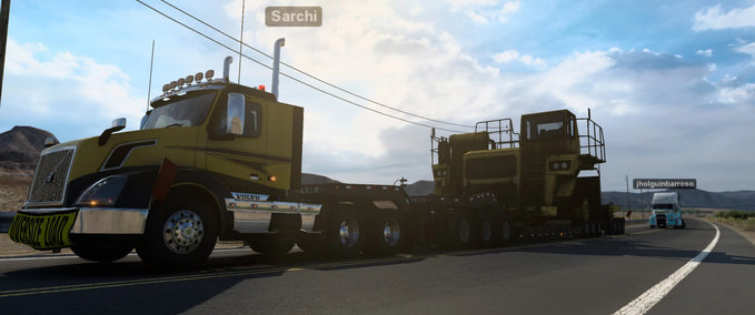 Trailer [ATS] Spezial Transporte für MP  American Truck Simulator mod