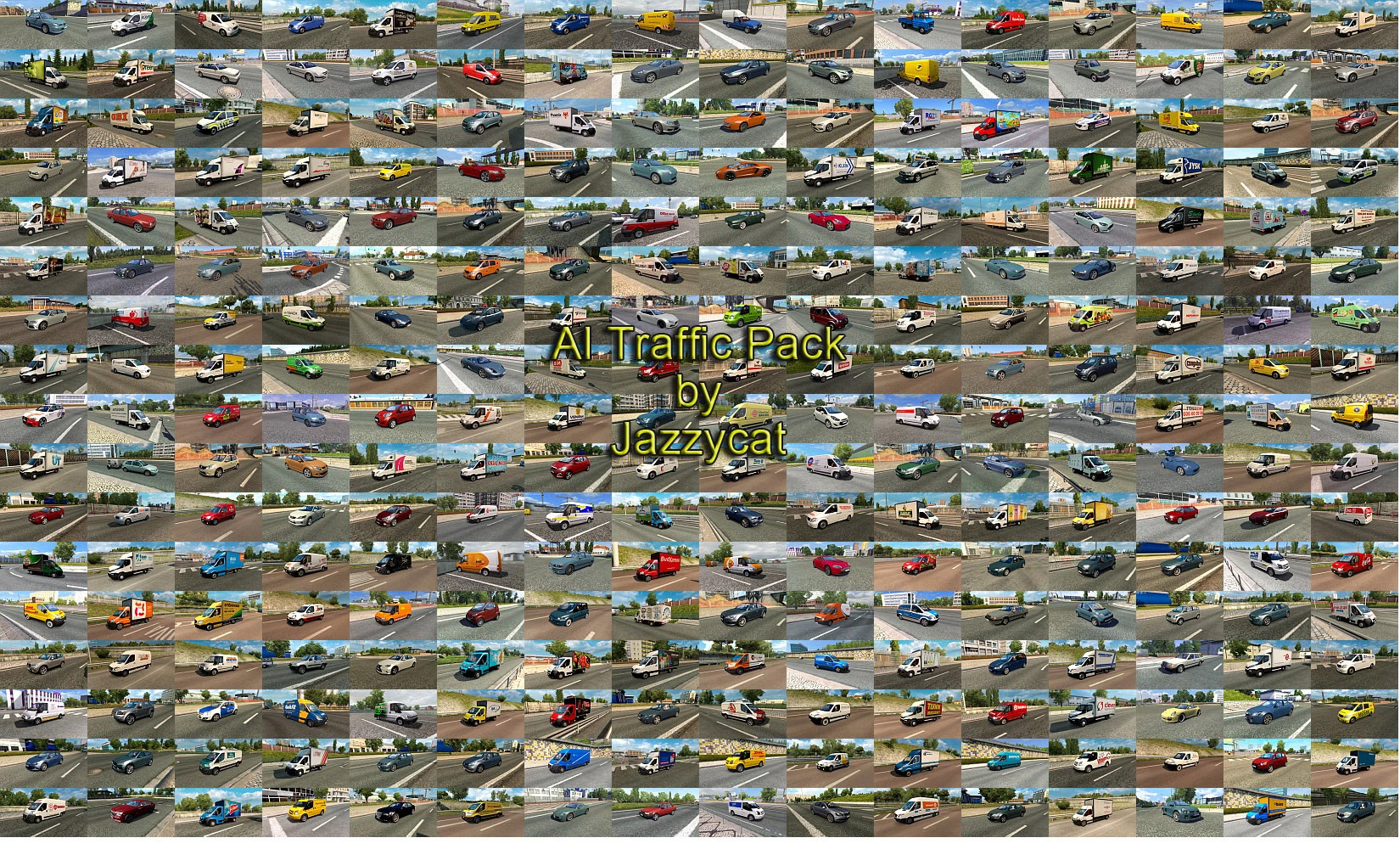 Pack of Cars and Vans in Traffic v10.2.1 1.35.x - Thumbnail 1
