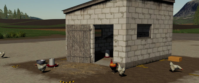 Gebäude Hühnerstall Landwirtschafts Simulator mod