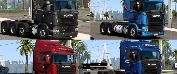Trucks SCANIA BR SERIES & VARIOUS ACCESSORIES [1.40] Eurotruck Simulator mod