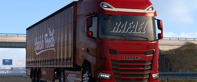 Trucks DAF 2021  Low Deck & Accessories Addon [1.40] Eurotruck Simulator mod