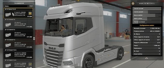 Trucks DAF XG 2021 6 Gear Mod  Eurotruck Simulator mod
