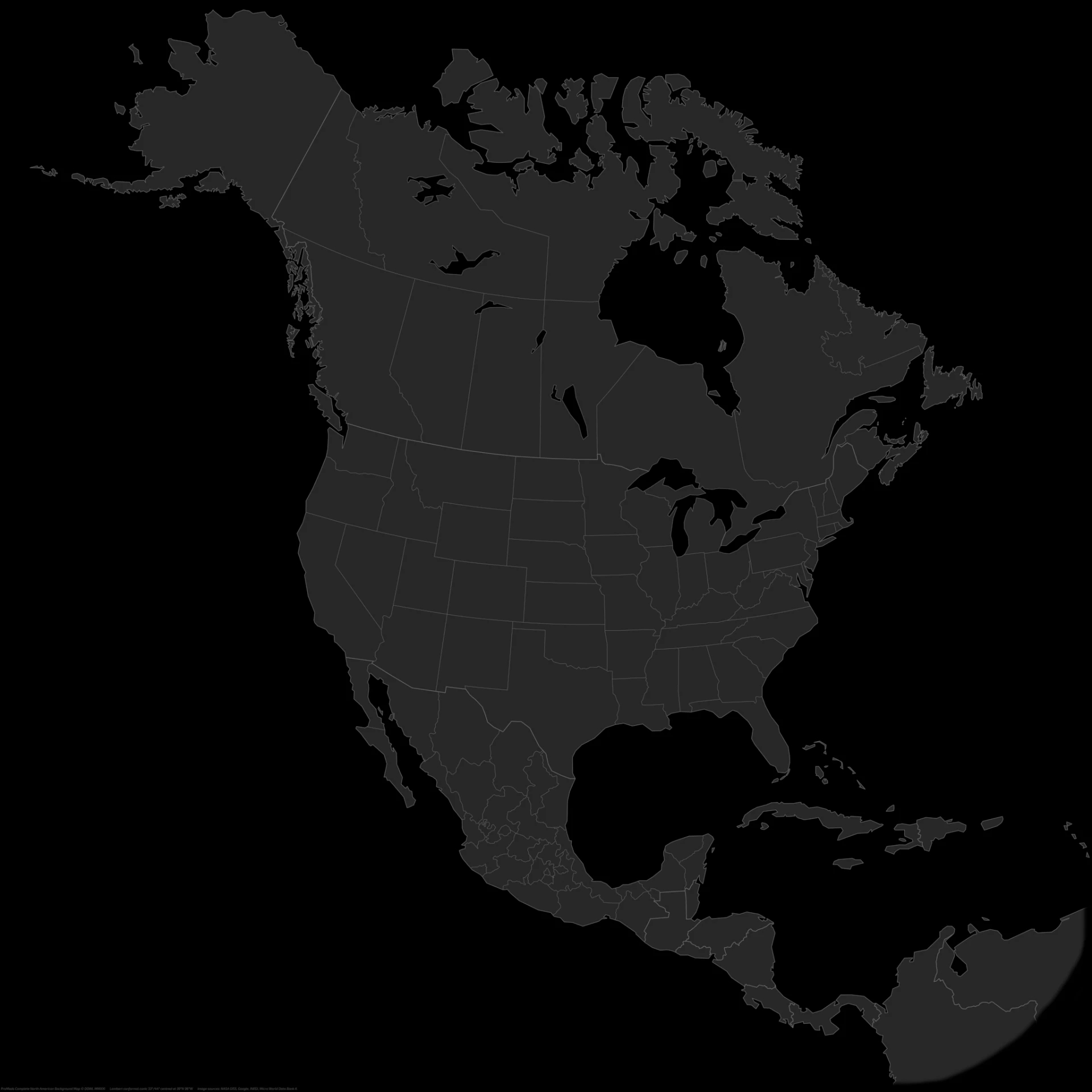 ProMods Complete North American Map Background v1.0 - Thumbnail 1