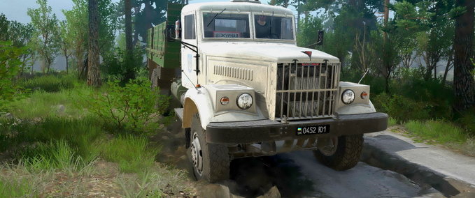 Mod Pak KrAZ 257 für Spin Tires MudRunner Mod Image