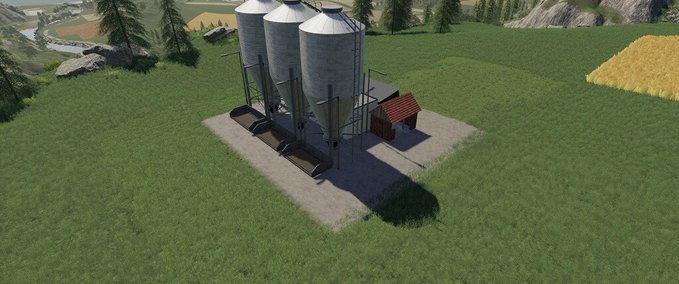 Gebäude Erde Packstation Landwirtschafts Simulator mod