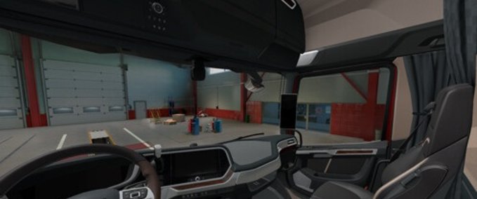 Trucks DAF XG/XG+ Dunkles Interieur [1.40] Eurotruck Simulator mod