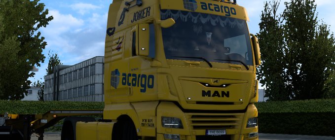 MAN MAN Acargo skin Eurotruck Simulator mod