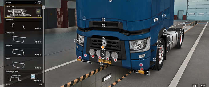 Trucks Renault Range T Bottom Slots [1.40] Eurotruck Simulator mod