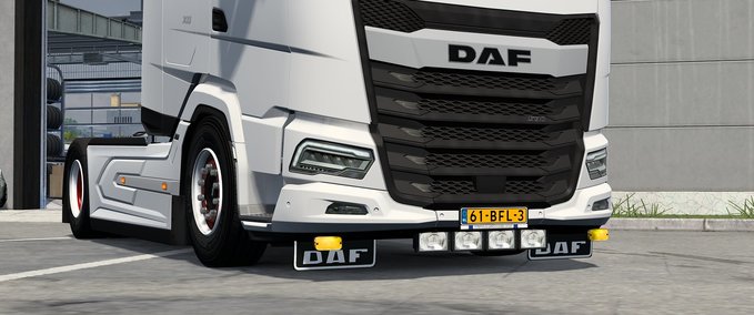 Trucks DAF XG Bumper Aero Slots [1.40] Eurotruck Simulator mod