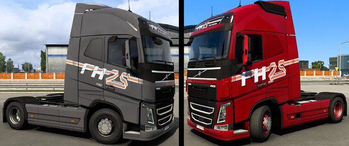 Trucks Skinpaket "25 Jahre Volvo FH" Eurotruck Simulator mod