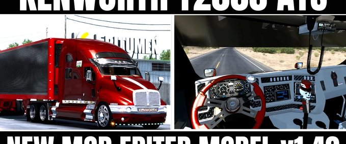 Trucks New Kenworth T2000 Edition Edited Model [1.40] American Truck Simulator mod