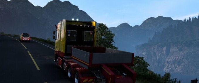 Trailer 100 Tonnen Spezialtransporte [1.40] Eurotruck Simulator mod