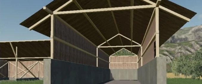 Gebäude Uberdachter schuppen Landwirtschafts Simulator mod