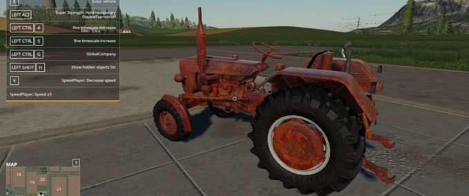 Traktoren Verrosteter alter Traktor Landwirtschafts Simulator mod