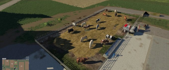 Gebäude Futterlager für Kühe Landwirtschafts Simulator mod