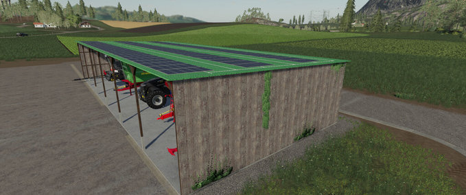 Objekte Schuppen Sonnenkollektoren Landwirtschafts Simulator mod
