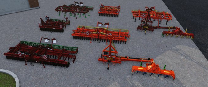 Anbaugeräte  Kverneland2020 Pack (von xyzspain) aktualisiert Cattle and Crops mod