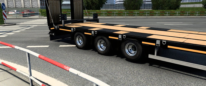 Trailer Lenkbare & erhöhbare Achsen  Eurotruck Simulator mod