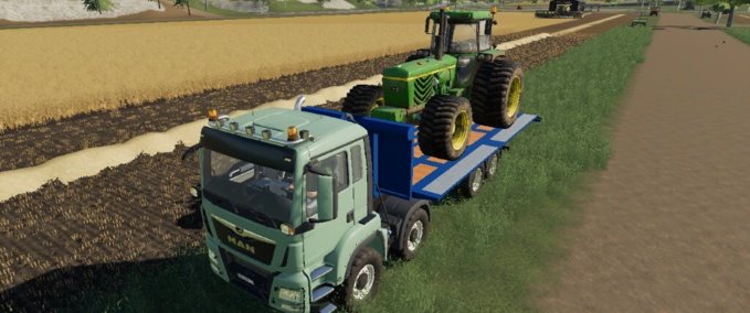 Auflieger Transport-Plattform 4000/H Landwirtschafts Simulator mod