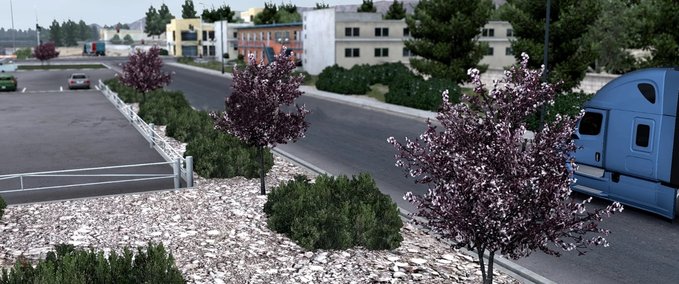 Mods Frühlingsgrafik / Wetter Mod von Grimes (1.41.x) American Truck Simulator mod