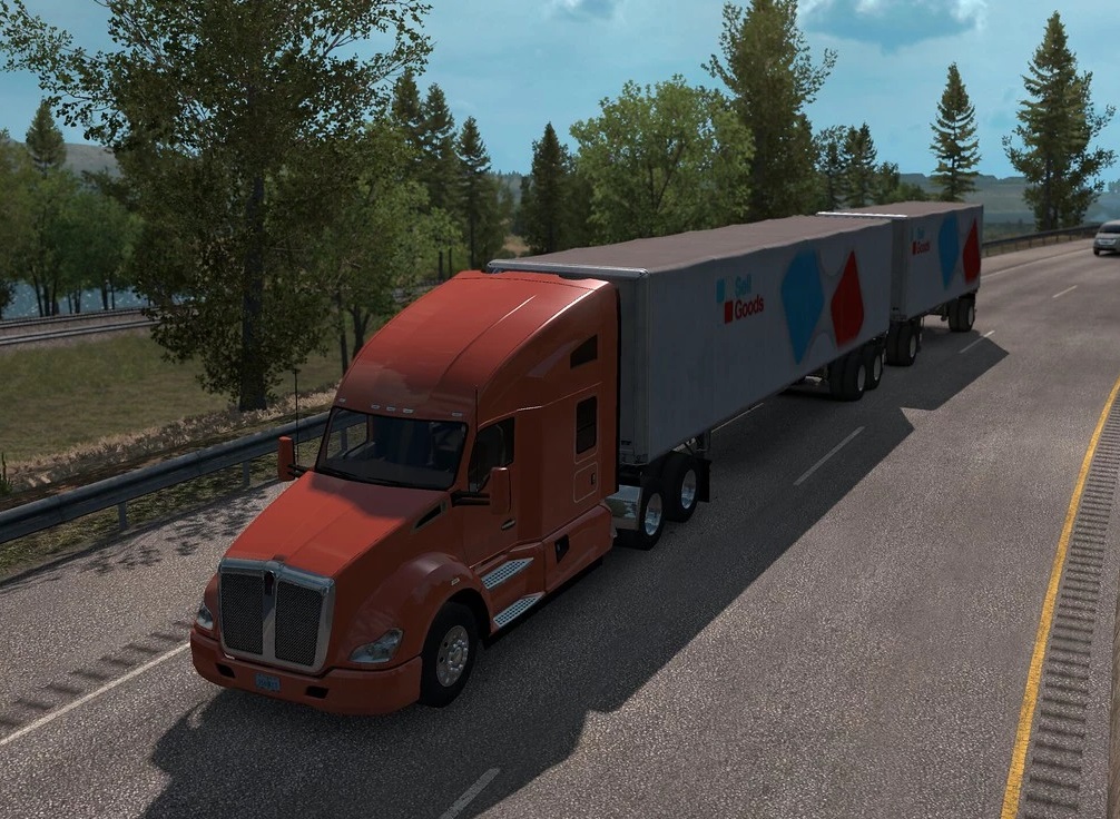 [ATS] MULTIPLE TRAILERS IN TRAFFIC V7.1 1.37.X thumbnail 9