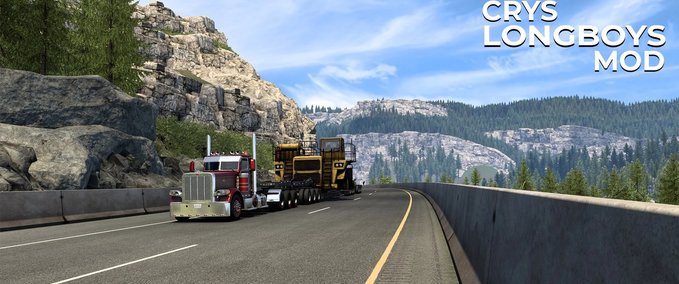 Trailer Longboy Anhänger von CryingGodly [1.41] American Truck Simulator mod