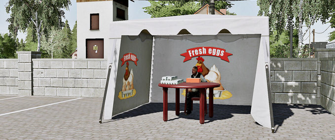 Gebäude Hühnerei-Zelt Landwirtschafts Simulator mod