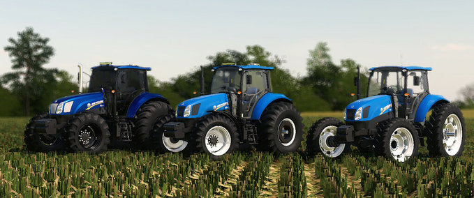 Traktoren New Holland T6110 / 130 Landwirtschafts Simulator mod