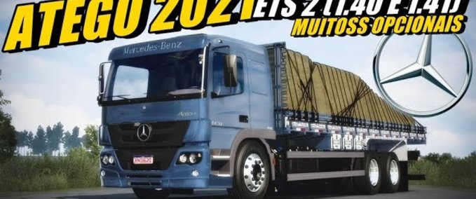 Trucks Mercedes-Benz Atego 2426 + Interior (1.41.x) Eurotruck Simulator mod