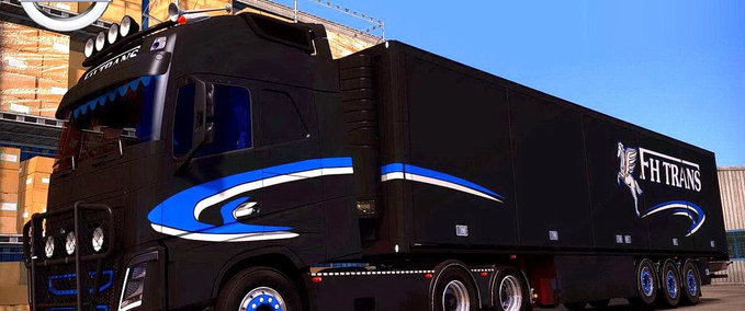Trucks Volvo FH16 Trans Edition + Anhänger (1.41.x) Eurotruck Simulator mod
