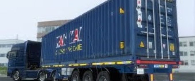 Trailer TATA Container Carrier Anhänger & Cargo Paket [IND] - 1.41 Eurotruck Simulator mod