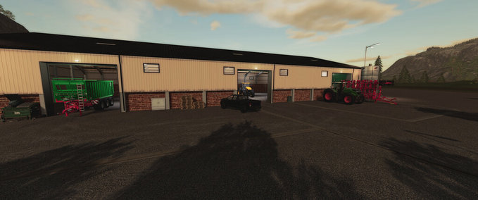 Gebäude Maschinenhalle Landwirtschafts Simulator mod