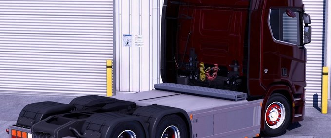 Trucks Scania Next Gen Polar Snow Chassis by Nixon 3D (1.41.x) Eurotruck Simulator mod