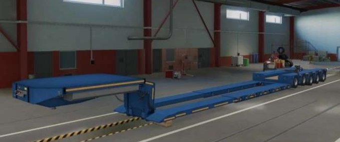 Trailer LOWLOADER ANHÄNGERPAKET  Eurotruck Simulator mod