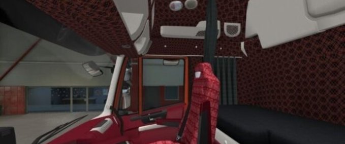 Trucks Iveco Hi-Way Rotes Interieur [1.41.x] Eurotruck Simulator mod