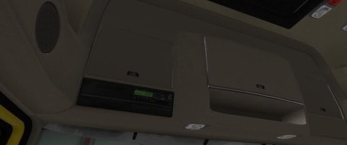 Trucks DAF XF 105 Schwarz - Beiges Interieur [1.41.x] Eurotruck Simulator mod