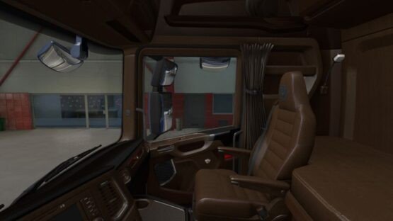 Scania 2016 S & R Brown Leather Interior [1.41.x] - Thumbnail 1