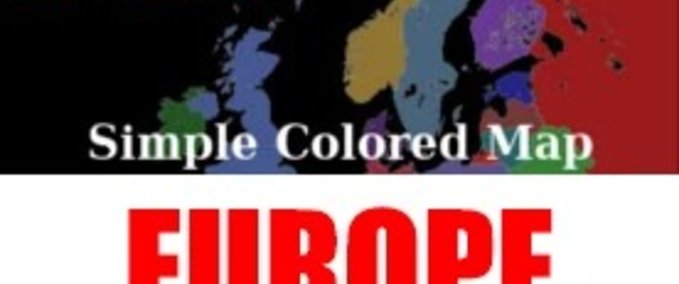 Mods Eingefärbte Länderkarte von Europa [1.41.x] Eurotruck Simulator mod